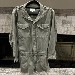 Frame Denim women’s military green short overall size small
